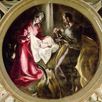 12" x 12" / Fine Art Paper The Nativity 1587 1614 (Oil On Canvas) By El Greco Fine Art Print