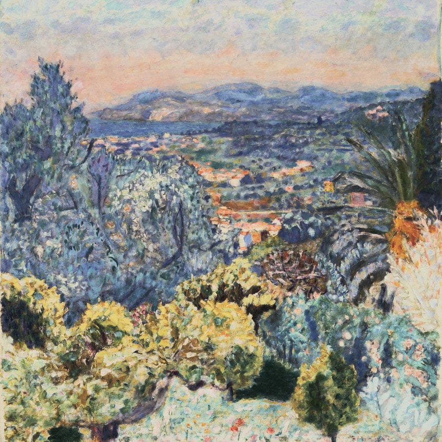 12" x 12" / Fine Art Paper The Riviera By Pierre Bonnard Fine Art Print