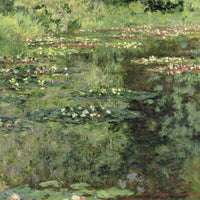 12" x 12" / Fine Art Paper The Waterlily Pond By Claude Monet Fine Art Print