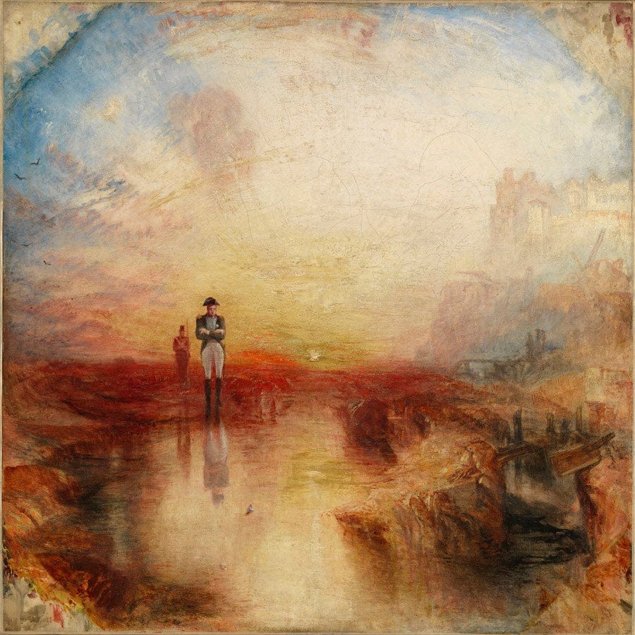 12" x 12" / Fine Art Paper War The Exile And The Rock Limpet 1842 By Joseph Mallord William Turner Fine Art Print