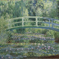 12" x 12" / Fine Art Paper Water Lilies And Japanese Bridge By Claude Monet Fine Art Print