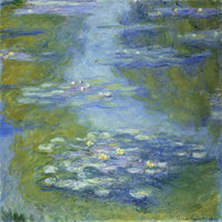12" x 12" / Fine Art Paper Water Lilies By Claude Monet Fine Art Print