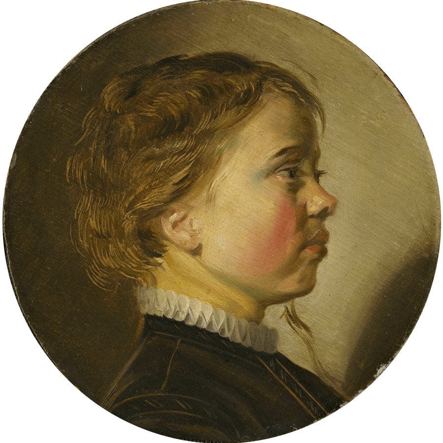 12" x 12" / Fine Art Paper Young Boy In Profile 1630 By Judith Leyster Fine Art Print