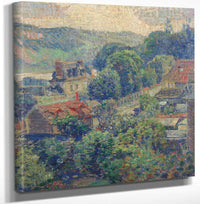 18" x 24" / Canvas Wrap A View Of A French Village, 1926 By Joseph Kleitsch Fine Art Print