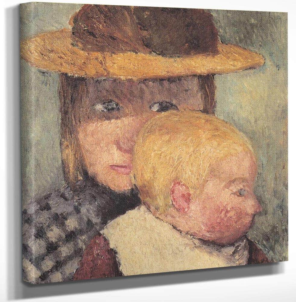 18" x 24" / Canvas Wrap Children In The Sun By Paula Modersohn Becker Fine Art Print
