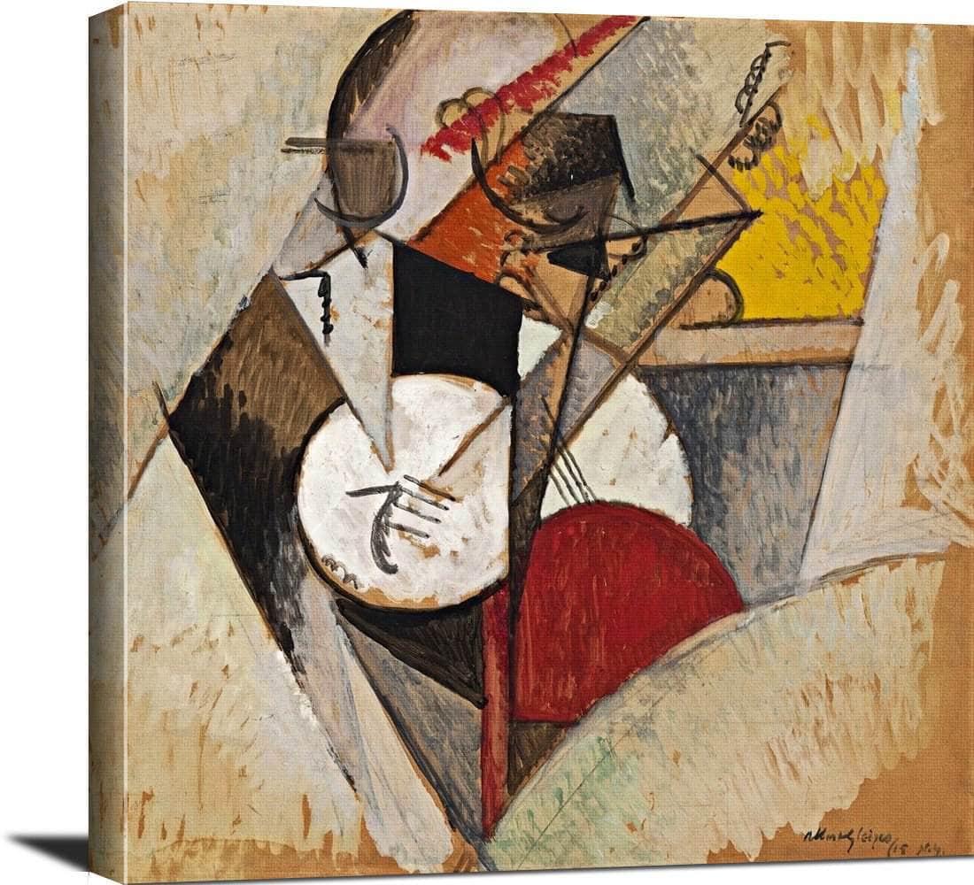 18" x 24" / Canvas Wrap Composition For Jazz Painting Albert Gleizes Canvas Art Fine Art Print