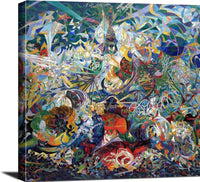 18" x 24" / Canvas Wrap Coney Island American Dreamland Painting Joseph Stella Canvas Art Fine Art Print