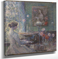 18" x 24" / Canvas Wrap Improvisation By Childe Hassam Fine Art Print