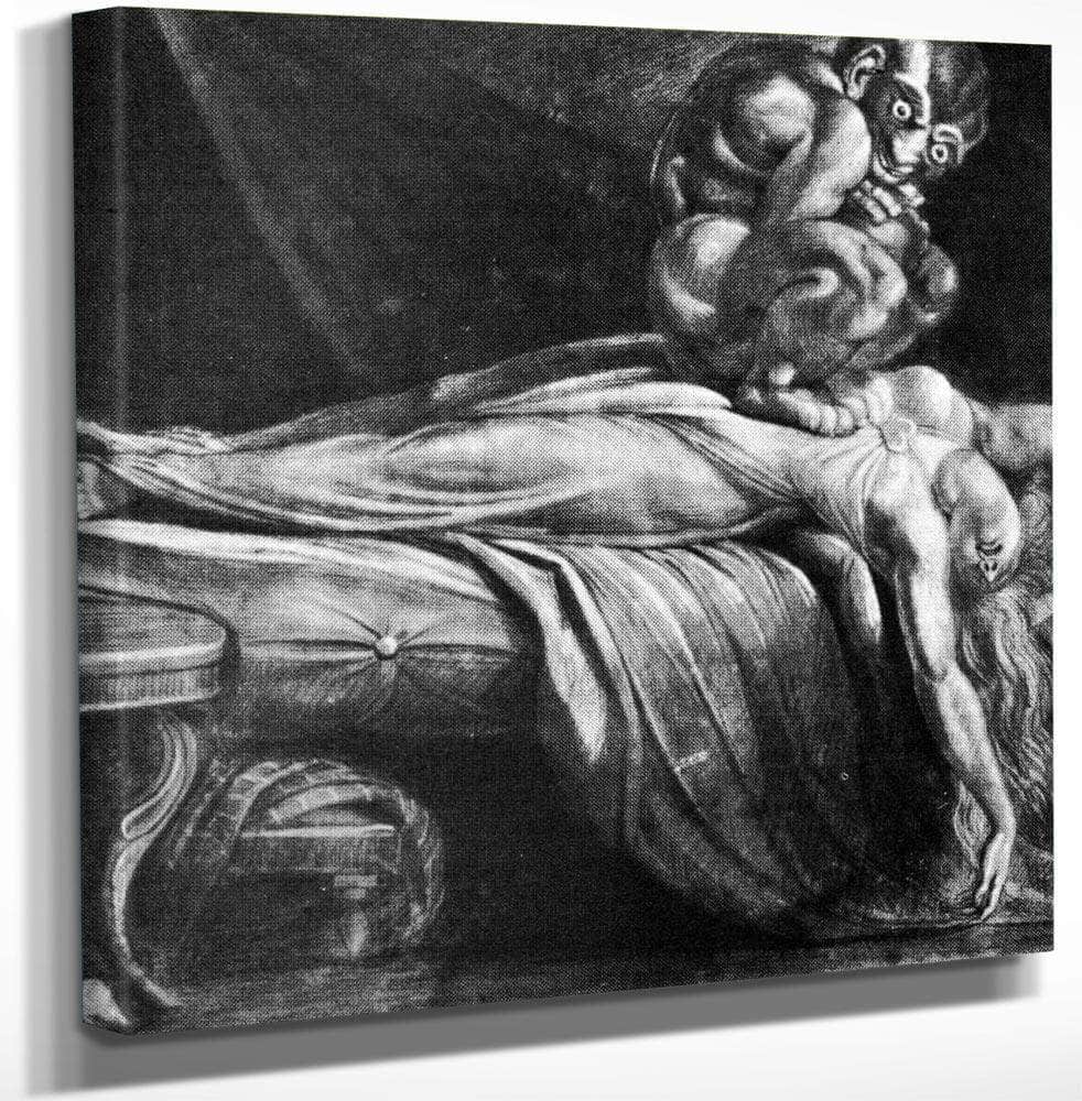 18" x 24" / Canvas Wrap Incubus By Henry Fuseli Fine Art Print