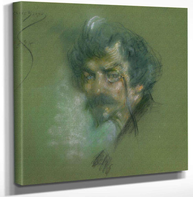 18" x 24" / Canvas Wrap James Abbott McNeill Whistler By Alice Pike Barney Fine Art Print
