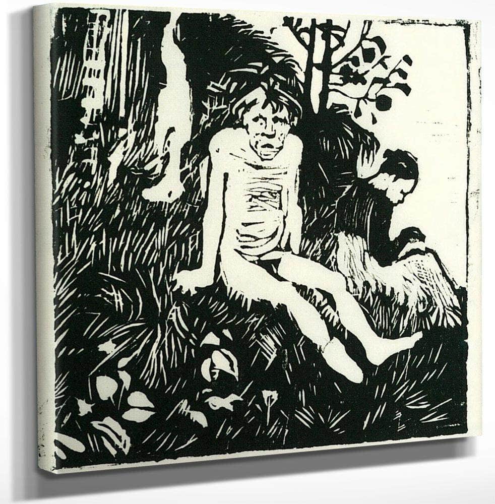 18" x 24" / Canvas Wrap Jolster Tale By Nicolai Astrup Fine Art Print