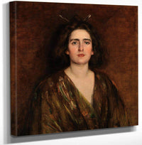 18" x 24" / Canvas Wrap Laura At Sixteen By Alice Pike Barney Fine Art Print