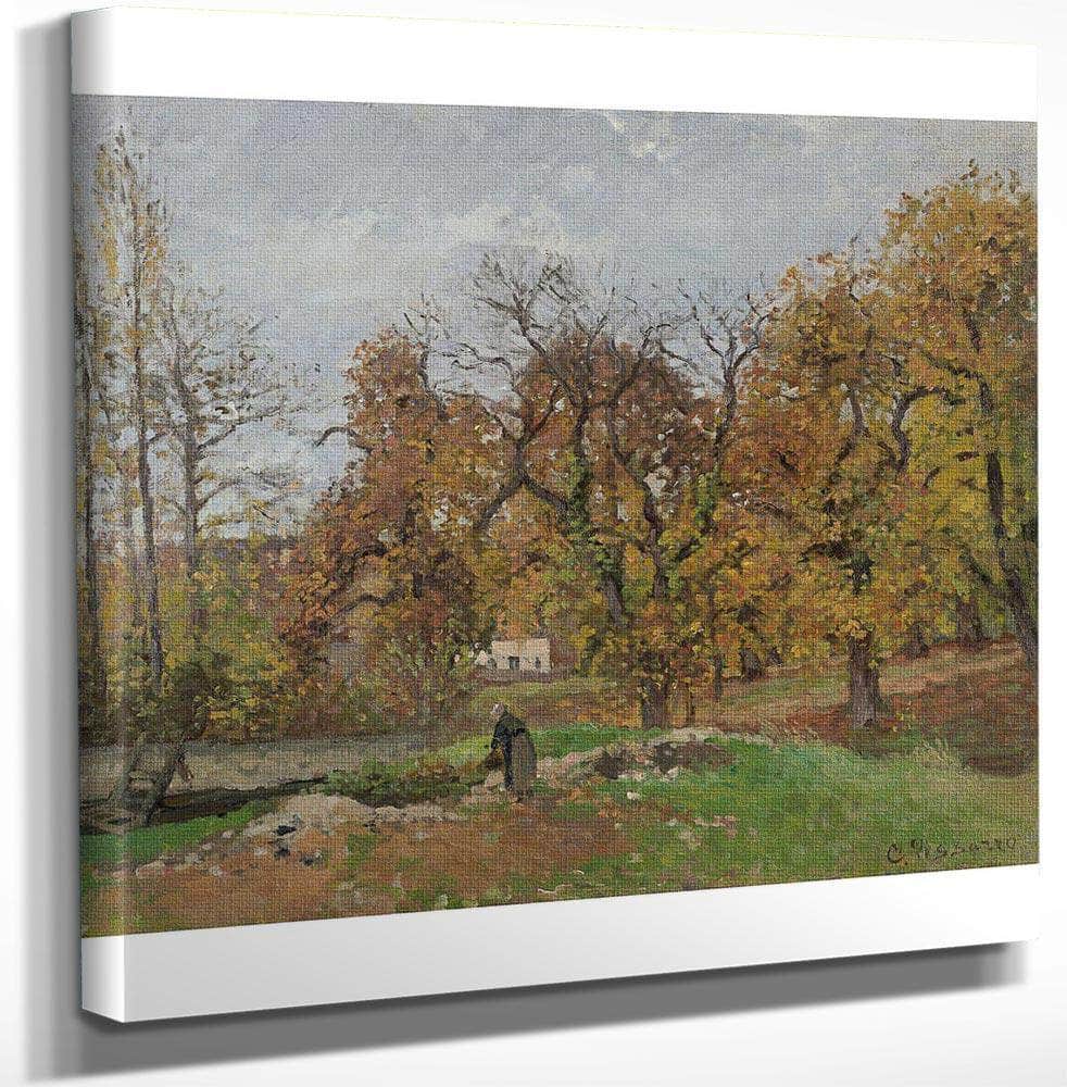 18" x 24" / Canvas Wrap Le Ru De Montbuisson, Louveciennes By Robert Reid Fine Art Print