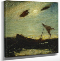 18" x 24" / Canvas Wrap Moonlight By Albert Pinkhamryder Fine Art Print