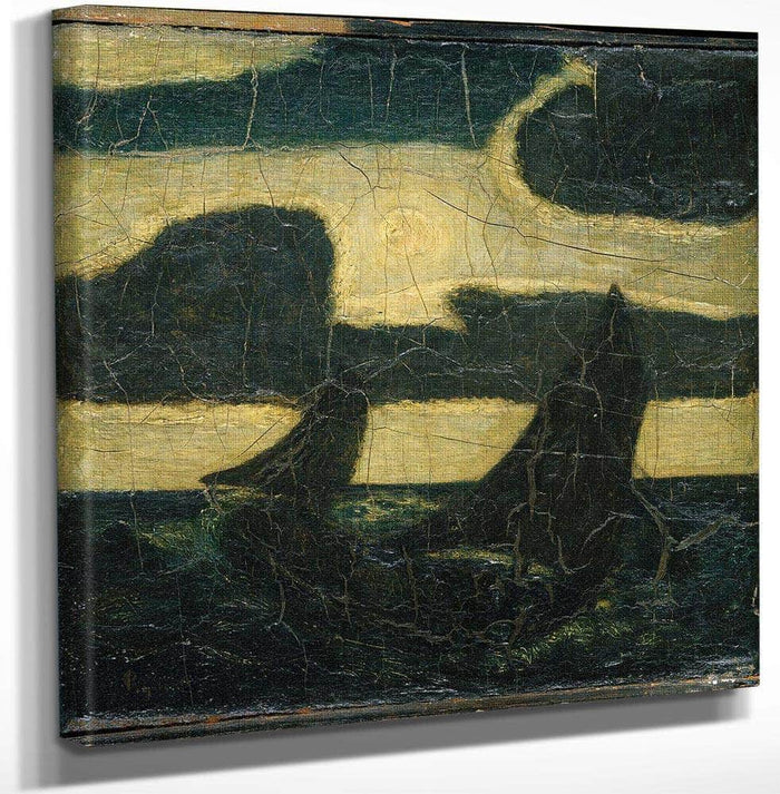 18" x 24" / Canvas Wrap Moonlight Marine By Albert Pinkham Ryder Fine Art Print
