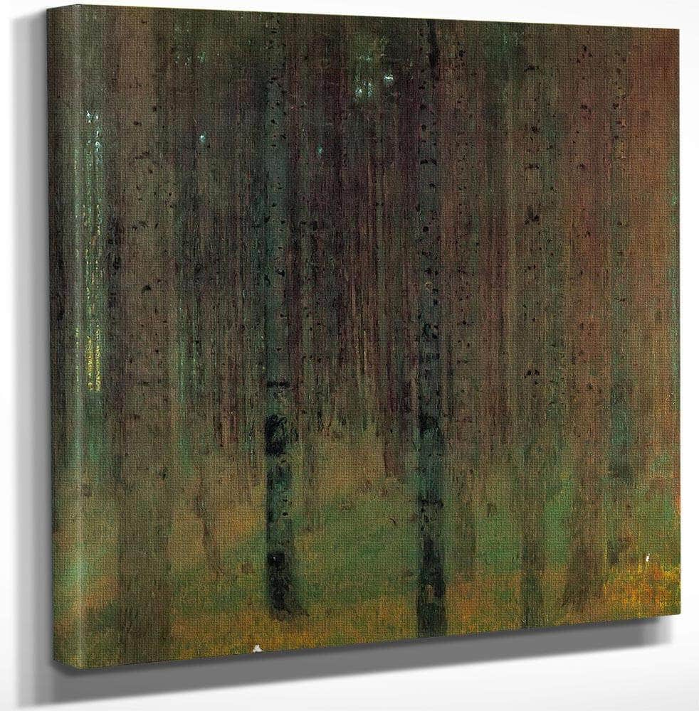 18" x 24" / Canvas Wrap Pine Forest Ii, 1901 By Gustav Klimt Fine Art Print