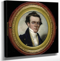 18" x 24" / Canvas Wrap Portrait Of A Gentleman By George Catlin Fine Art Print