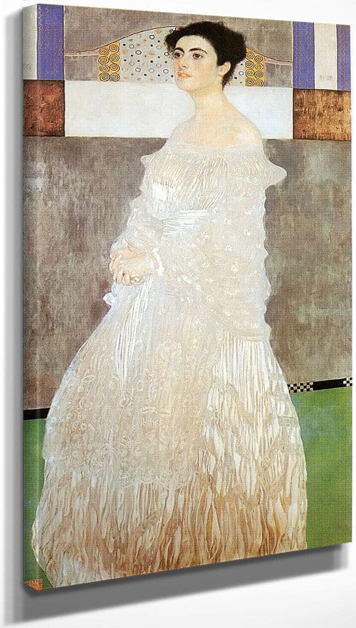 18" x 24" / Canvas Wrap Portrait Of Margaret Stonborough Wittgenstein By Gustav Klimt Fine Art Print