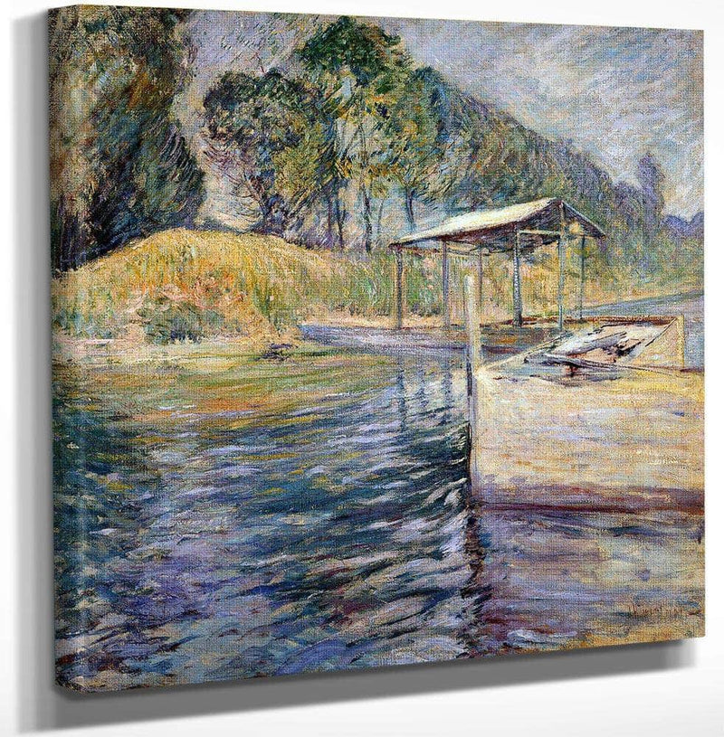 18" x 24" / Canvas Wrap Reflections By John Henry Twachtman Fine Art Print
