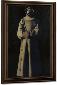 18" x 24" / Canvas Wrap Sant Francesc D'assis Segons La Visio Del Papa Nicolau V By Francisco De Zurbaran Fine Art Print