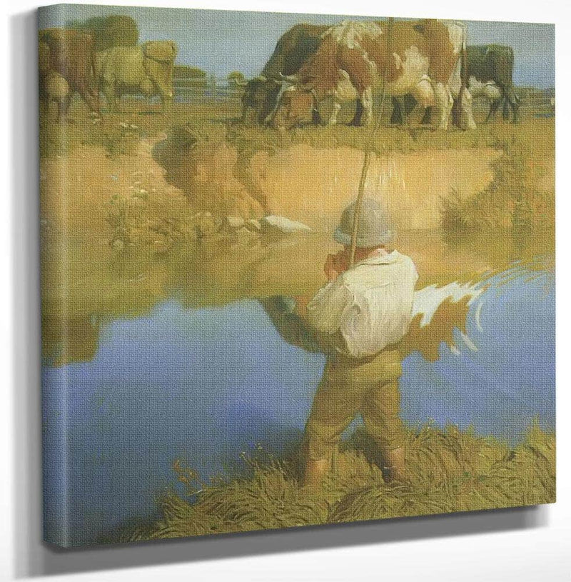 18" x 24" / Canvas Wrap September Afternoon By N.C. Wyeth Fine Art Print