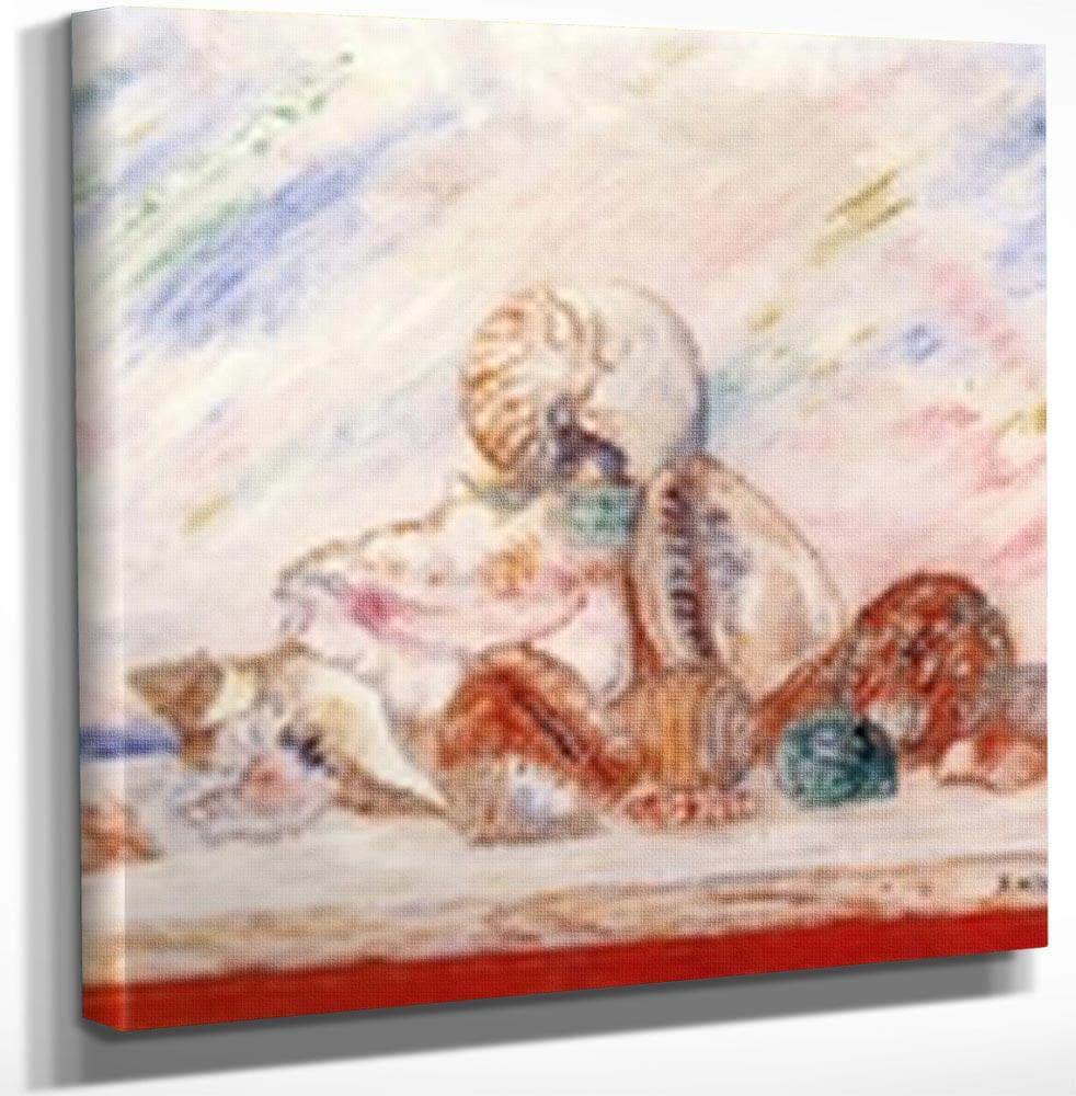 18" x 24" / Canvas Wrap Shells By James Ensor Fine Art Print