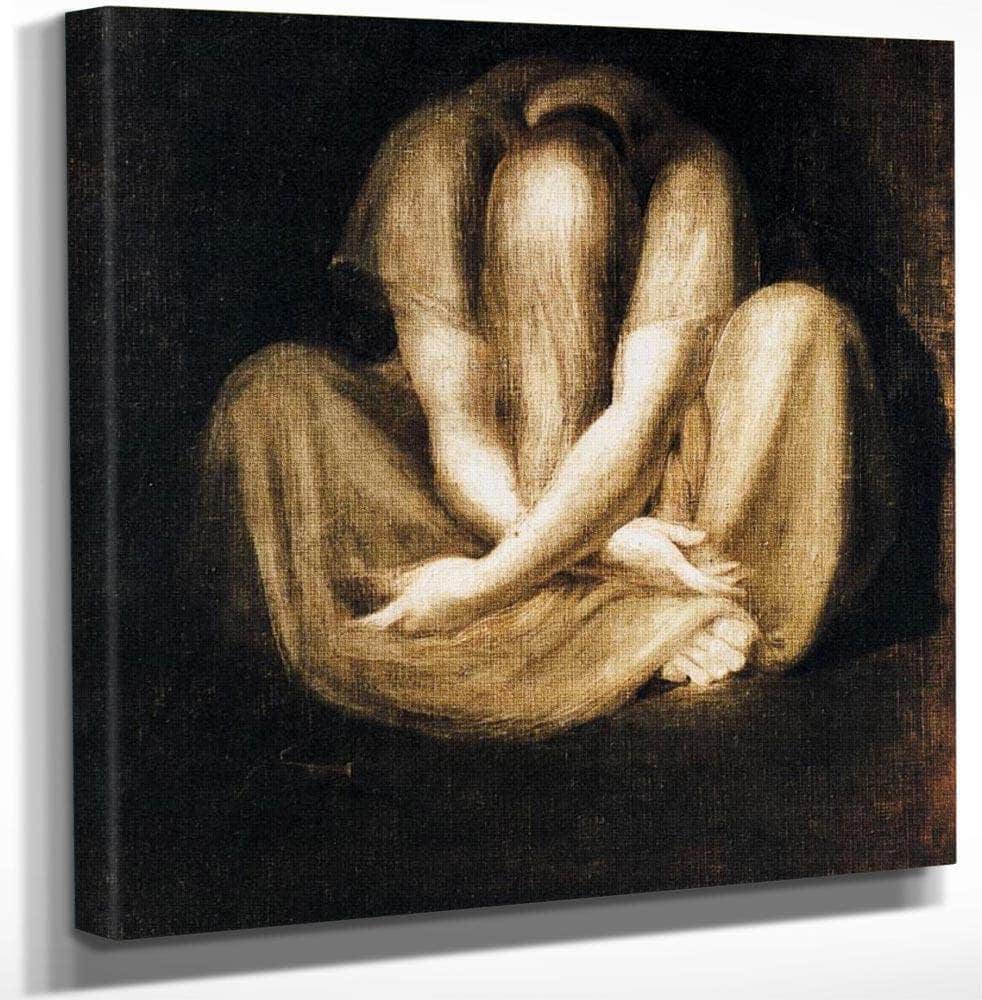 18" x 24" / Canvas Wrap Silence By Henry Fuseli Fine Art Print