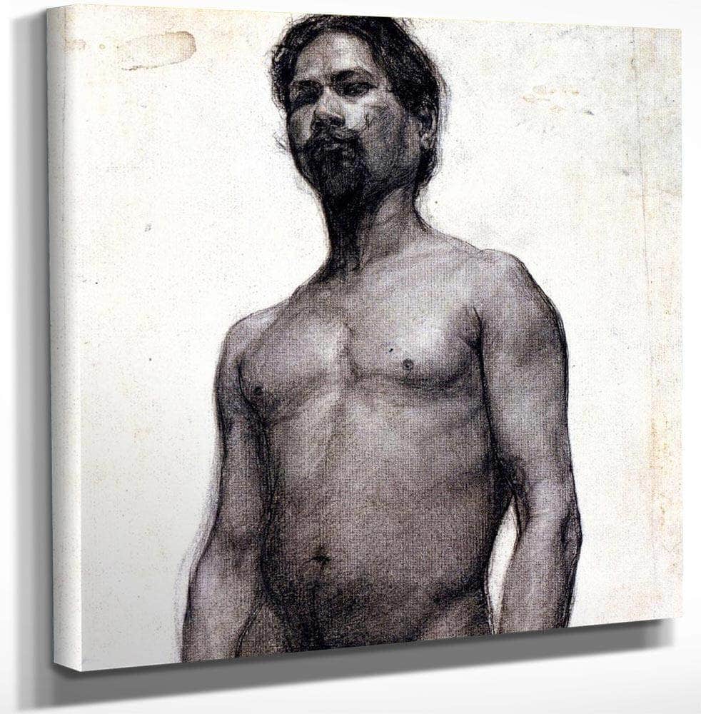 18" x 24" / Canvas Wrap Study Of A Negro Man By Henry Ossawa Tanner Fine Art Print