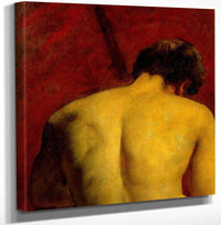 18" x 24" / Canvas Wrap Study Of A Nude Male Figure By William Etty Fine Art Print