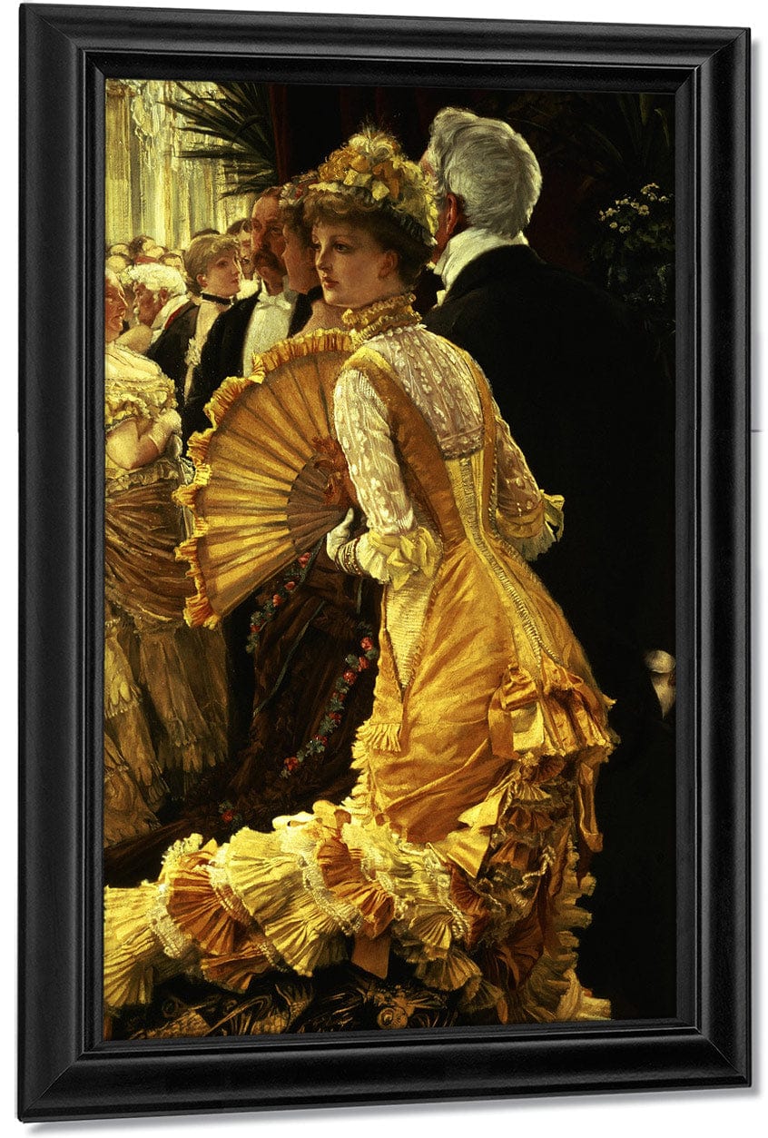 18" x 24" / Canvas Wrap The Ball By James Tissot Fine Art Print