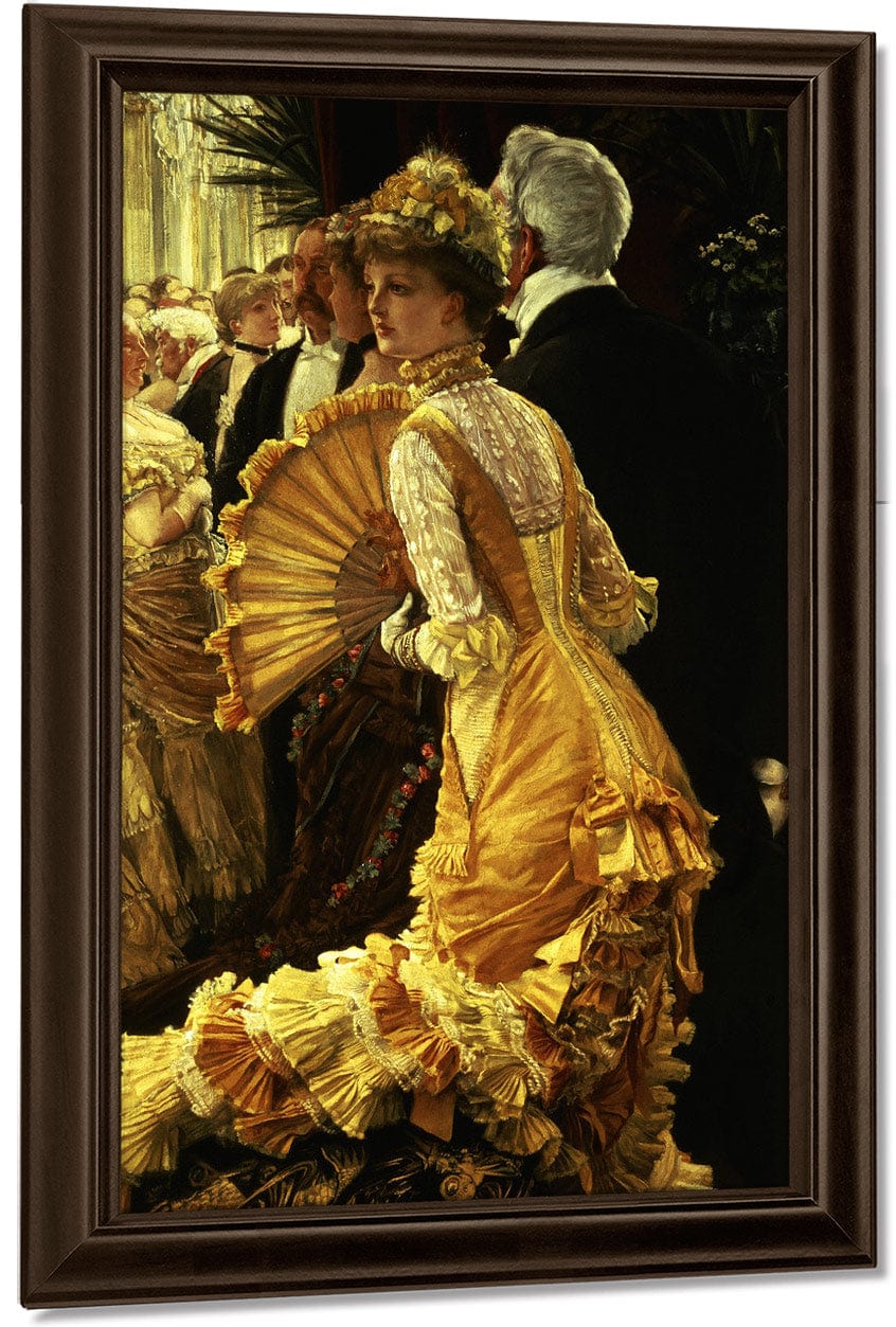 18" x 24" / Canvas Wrap The Ball By James Tissot Fine Art Print