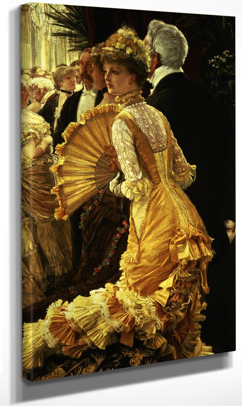 18" x 24" / Canvas Wrap The Ball By James Tissot Fine Art Print