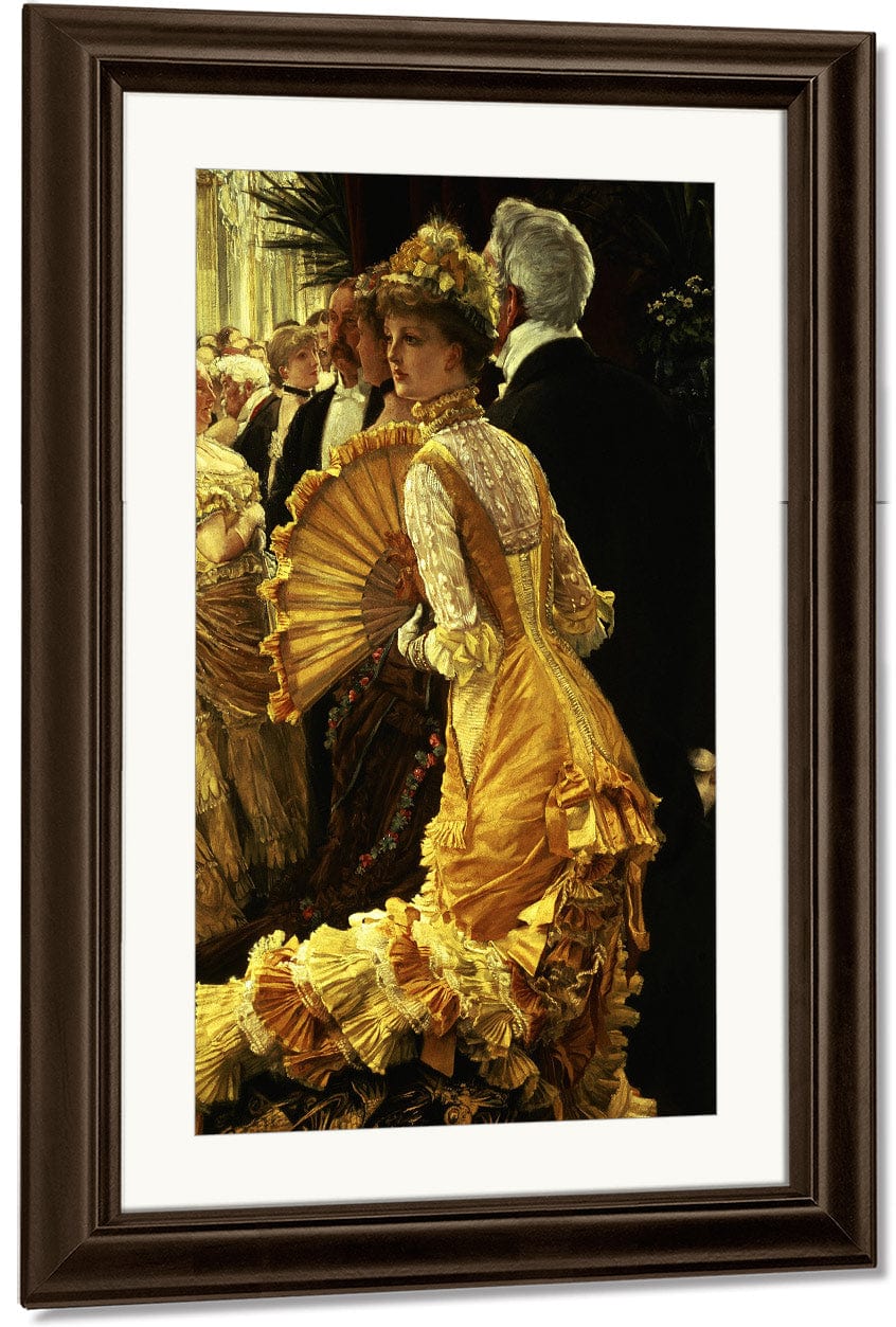 18" x 24" / Canvas Wrap The Ball By James Tissot Fine Art Print