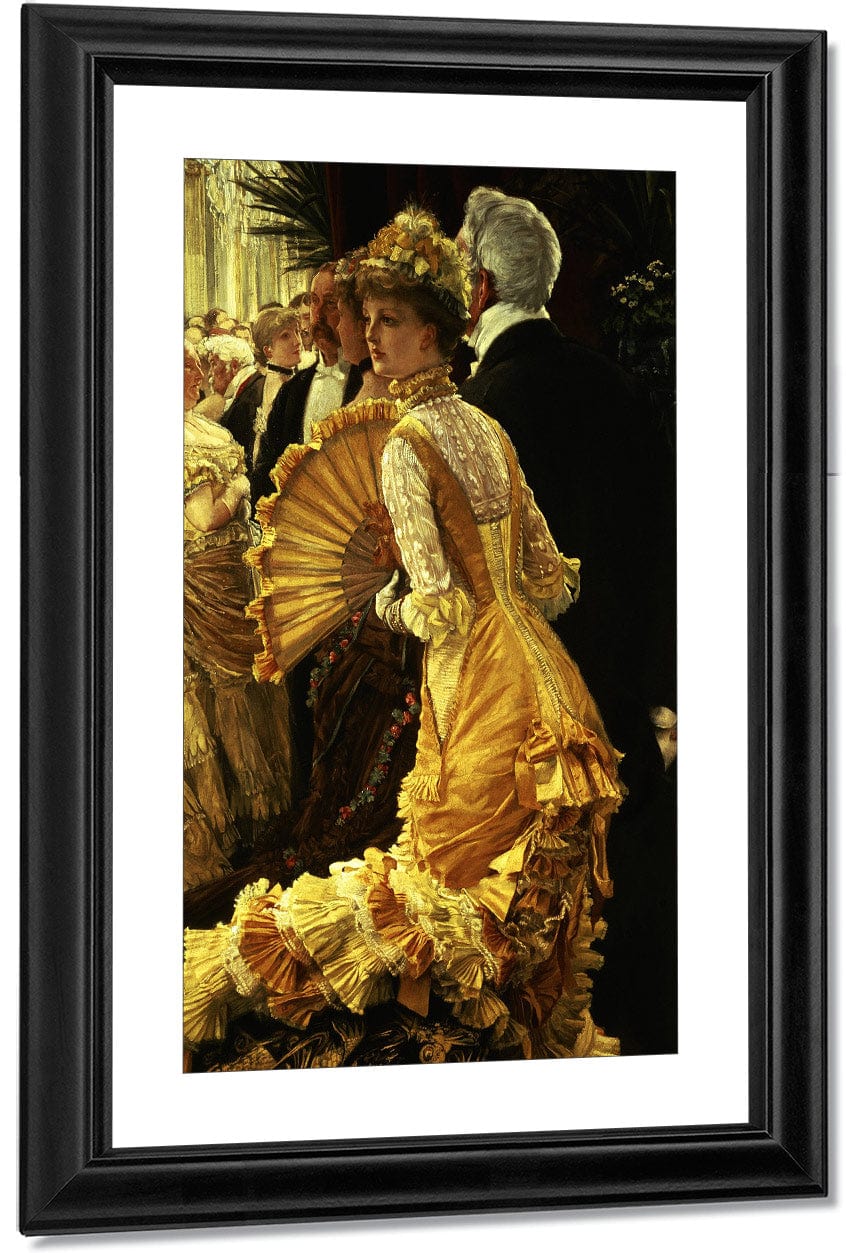 18" x 24" / Canvas Wrap The Ball By James Tissot Fine Art Print