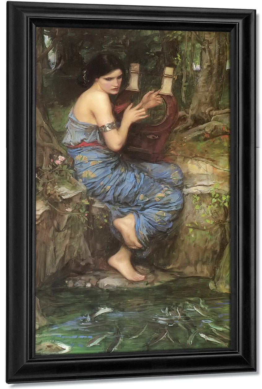 18" x 24" / Canvas Wrap The Charmer By John Waterhouse Fine Art Print
