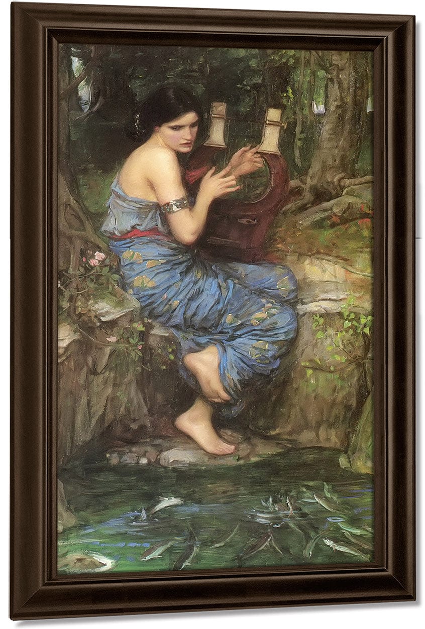 18" x 24" / Canvas Wrap The Charmer By John Waterhouse Fine Art Print