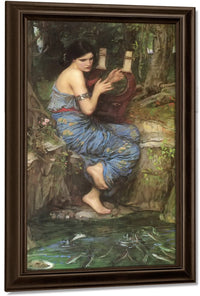 18" x 24" / Canvas Wrap The Charmer By John Waterhouse Fine Art Print