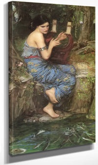 18" x 24" / Canvas Wrap The Charmer By John Waterhouse Fine Art Print