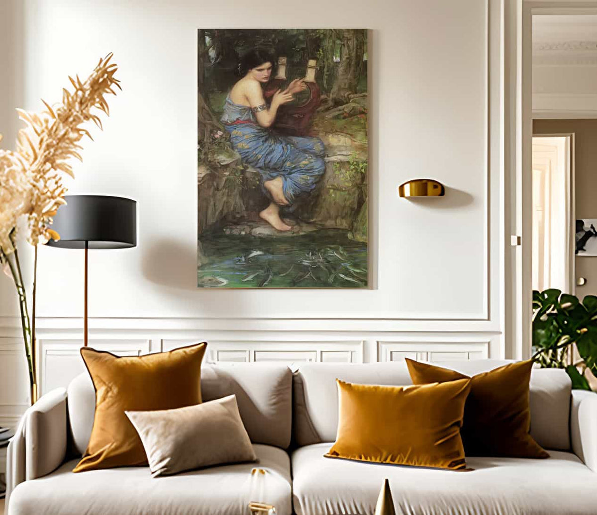 18" x 24" / Canvas Wrap The Charmer By John Waterhouse Fine Art Print