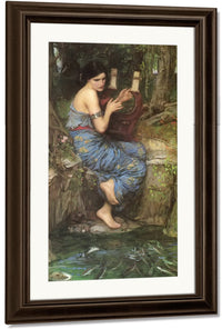 18" x 24" / Canvas Wrap The Charmer By John Waterhouse Fine Art Print