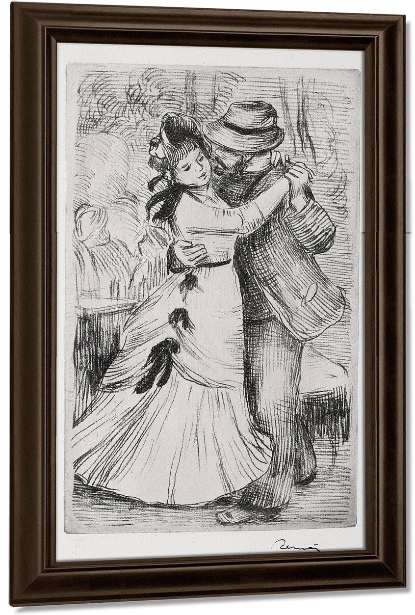 18" x 24" / Canvas Wrap The Dance In The Country By Pierre Auguste Renoir Fine Art Print