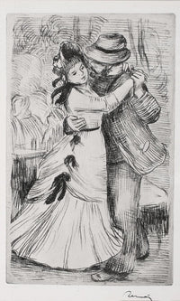 18" x 24" / Canvas Wrap The Dance In The Country By Pierre Auguste Renoir Fine Art Print
