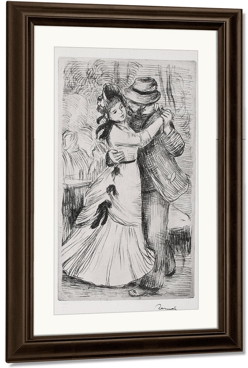 18" x 24" / Canvas Wrap The Dance In The Country By Pierre Auguste Renoir Fine Art Print