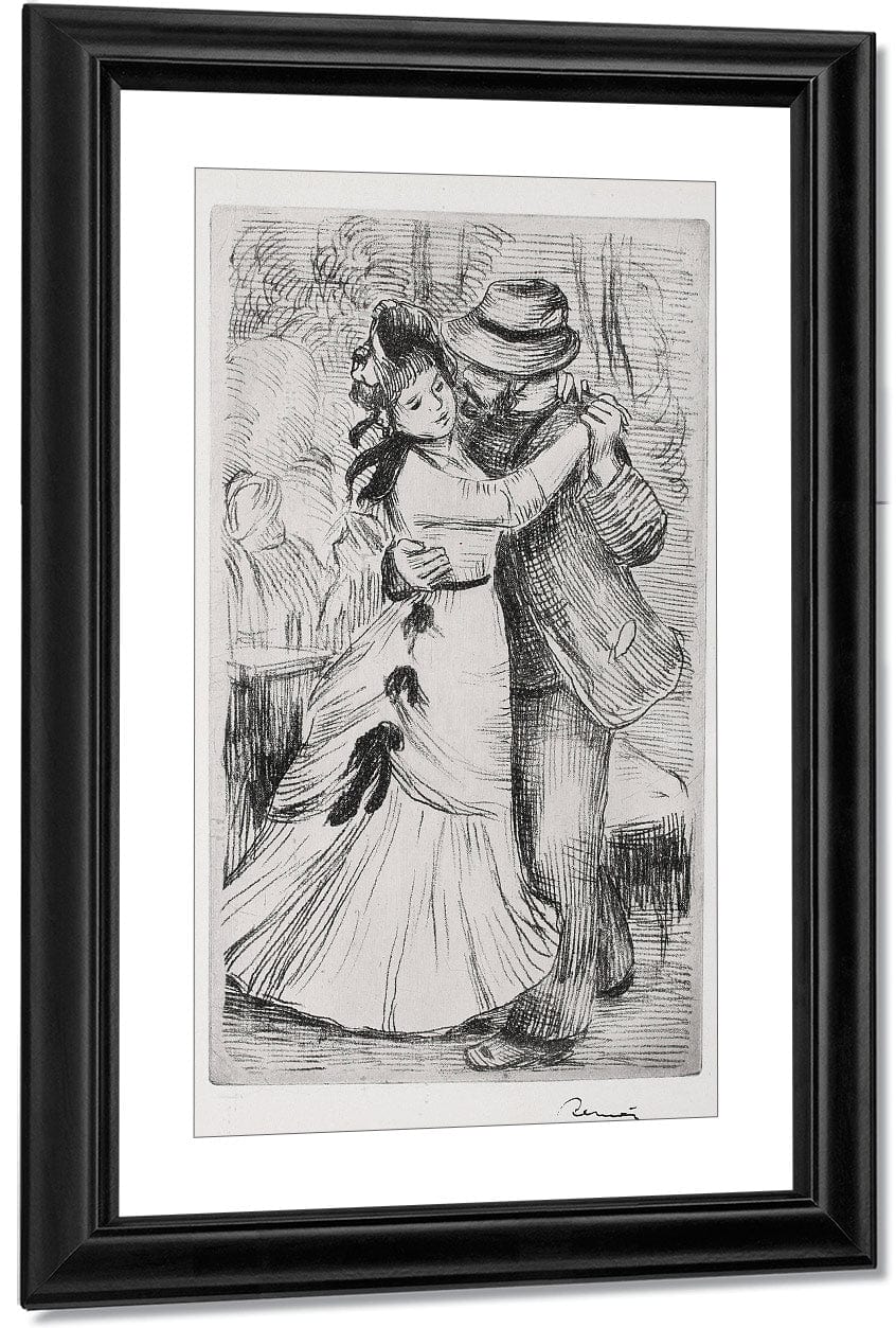18" x 24" / Canvas Wrap The Dance In The Country By Pierre Auguste Renoir Fine Art Print