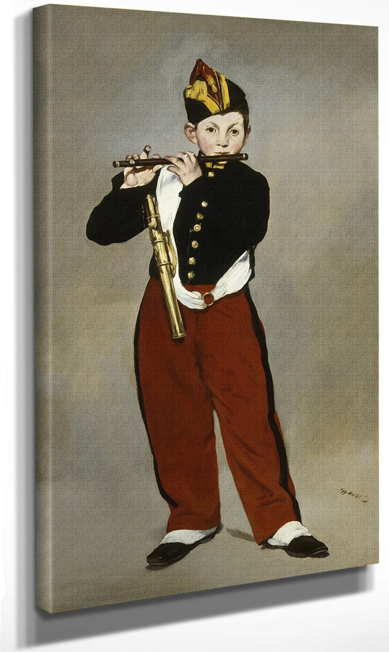 18" x 24" / Canvas Wrap The Fifer By Edouard Manet Fine Art Print
