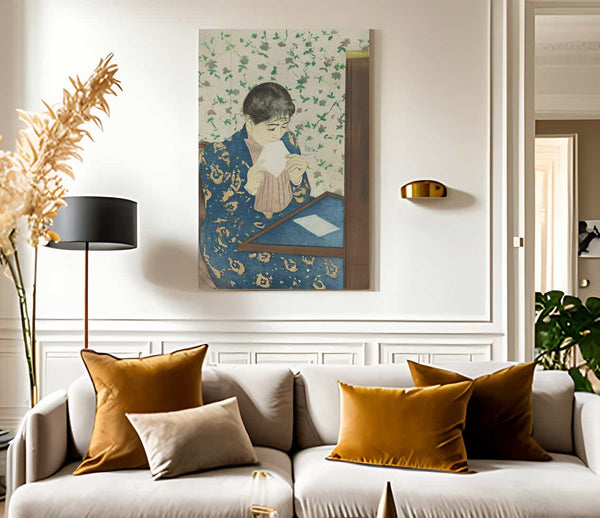 18" x 24" / Canvas Wrap The Letter By Mary Cassatt Fine Art Print