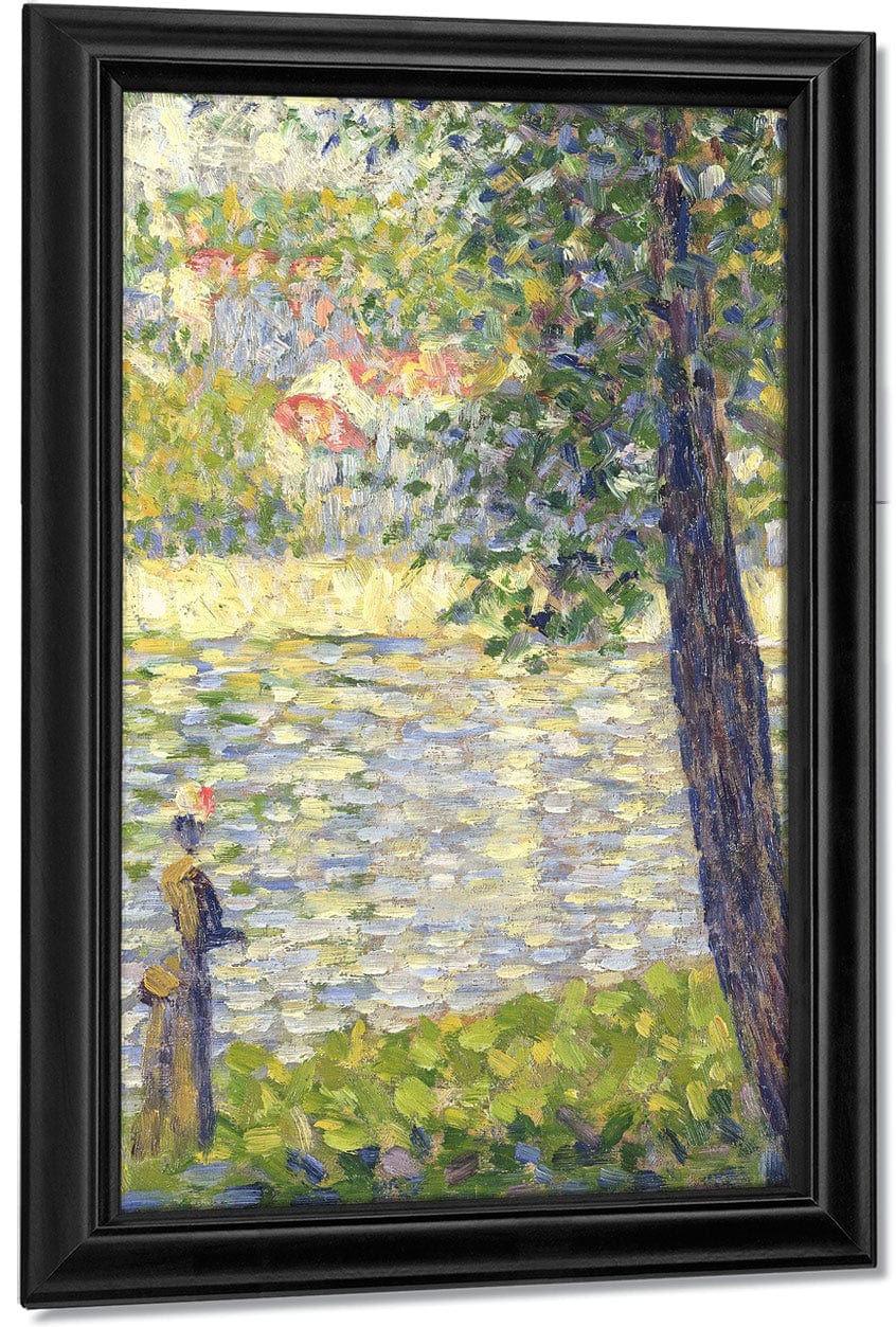 18" x 24" / Canvas Wrap The Morning Walk By Georges Pierre Seurat Fine Art Print