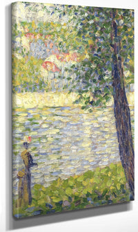 18" x 24" / Canvas Wrap The Morning Walk By Georges Pierre Seurat Fine Art Print