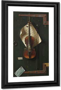 18" x 24" / Canvas Wrap The Old Violin By William Michael Harnett Fine Art Print