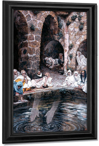 18" x 24" / Canvas Wrap The Pool Of Bethesda By James Tissot Fine Art Print